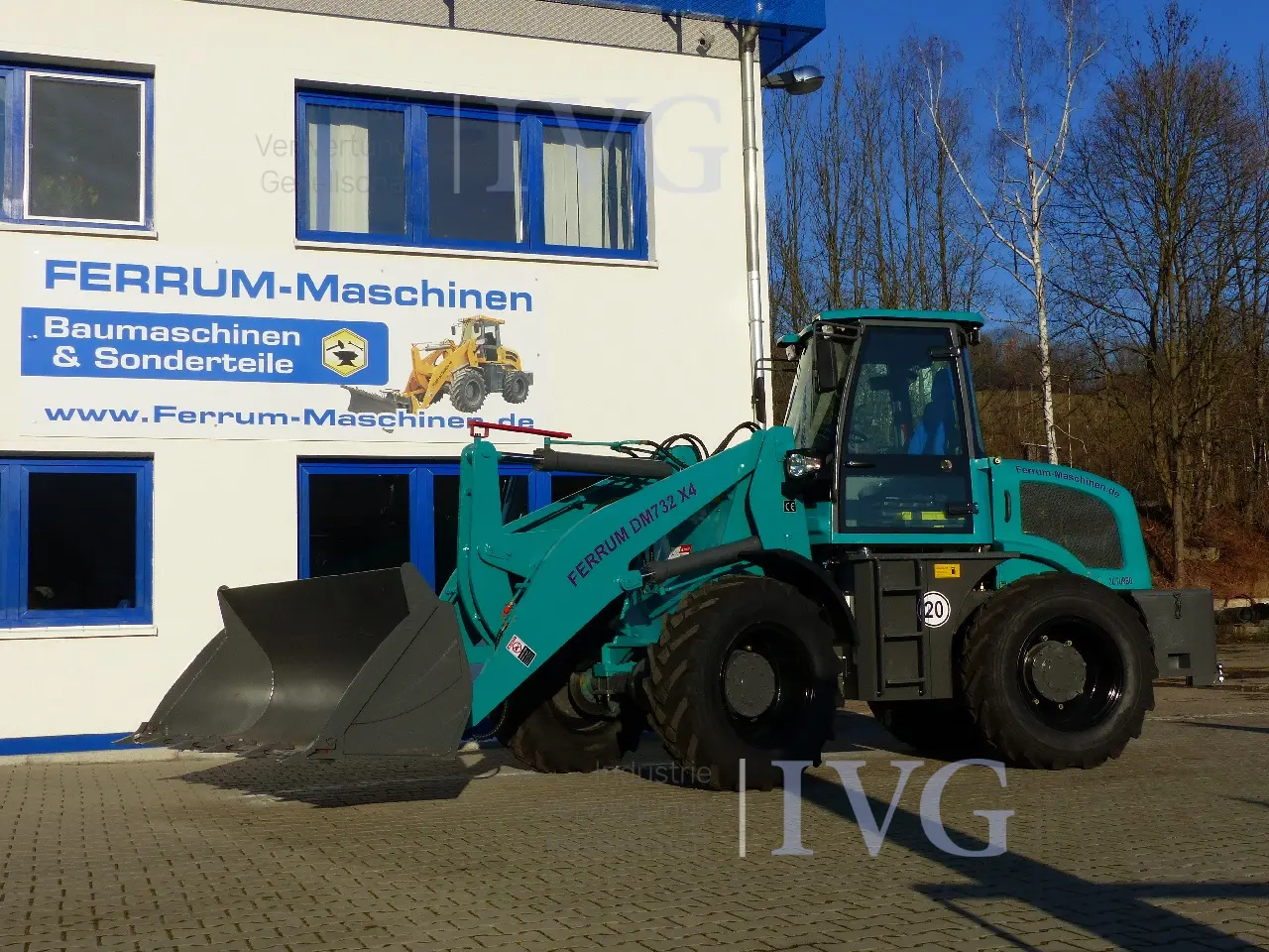 Radlader (türkis) FERRUM DM732 x4